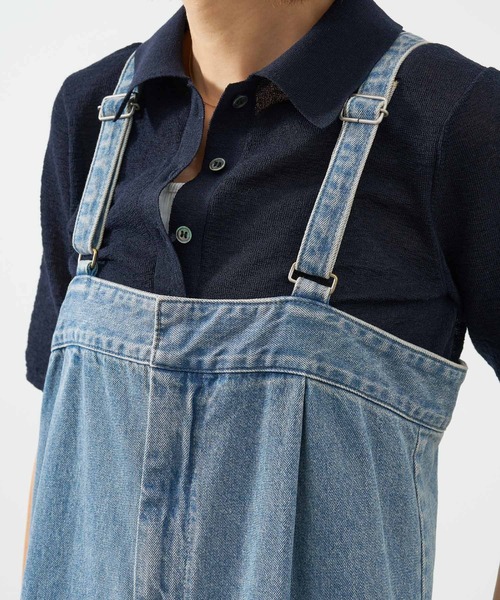 Johnbull(ジョンブル)の「【Johnbull】デニムタックベアサロペット(サロペット/オーバーオール・レディース・サックスブルー・S)」の15枚目の写真