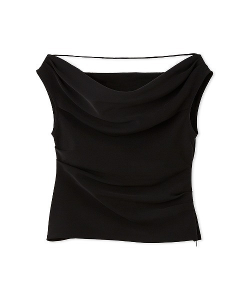 フレイアイディー　アシメドレープブラウス／ウォッシャブル・防シワ FRAY I.D（フレイアイディー）の「アシメドレープブラウス