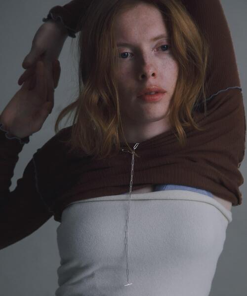 URBAN RESEARCH（アーバンリサーチ）の「decor『デコール』　Hoopchain Necklace（ネックレス・レディース・シルバー・-）」の4枚目の写真
