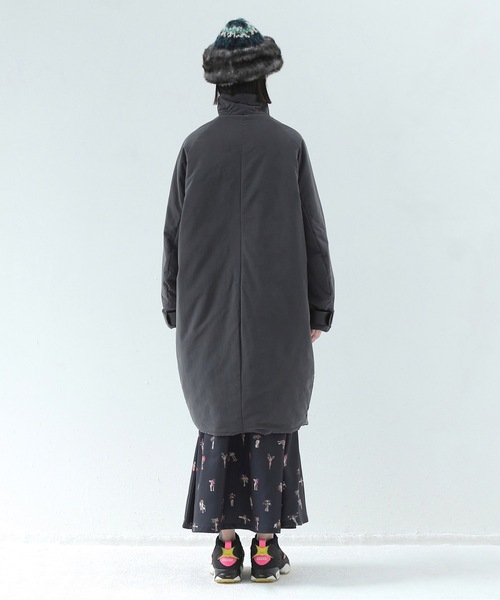 bedsidedrama(ベットサイドドラマ)の「Star Relic Reversible Coat(ステンカラーコート・レディース・ブラック/ベージュ・1/2)」の16枚目の写真