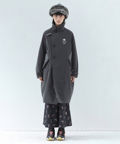 bedsidedrama(ベットサイドドラマ)の「Star Relic Reversible Coat(ステンカラーコート・レディース・ブラック/ベージュ・1/2)」の13枚目の写真
