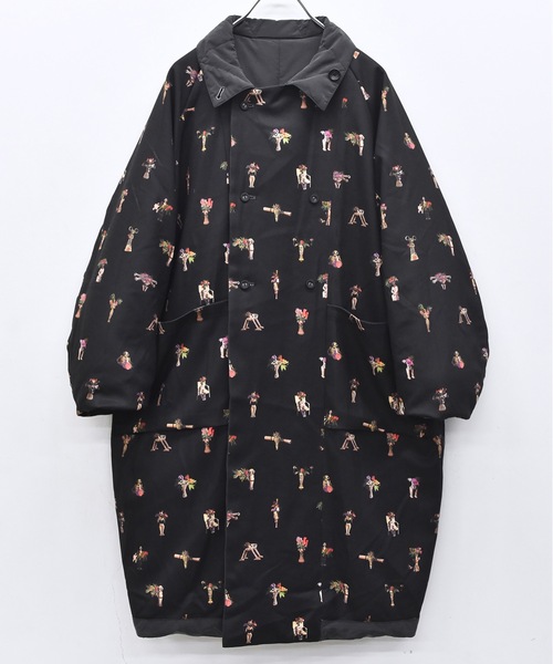 bedsidedrama(ベットサイドドラマ)の「Star Relic Reversible Coat(ステンカラーコート・レディース・ブラック/ベージュ・1/2)」の22枚目の写真