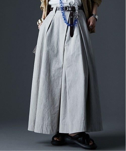 GEVS.（ジェイヴィス）の「タックマキシスカート＜大きいサイズ有＞GEVS.（スカート・レディース・グレイッシュベージュ/グレー・M/L/LL/3L/4L/5L）」の22枚目の写真