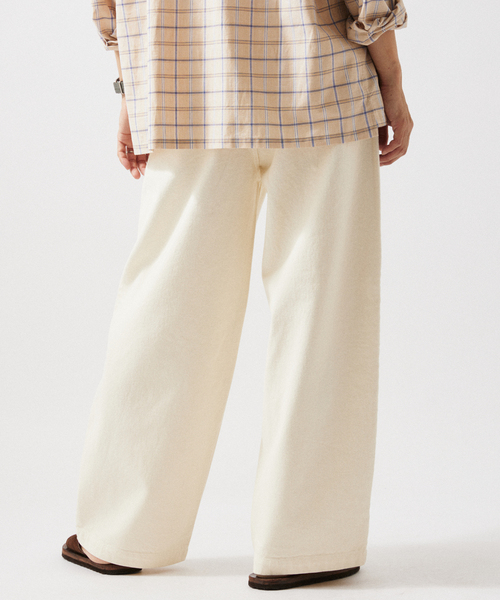 JOURNAL STANDARD relume（ジャーナルスタンダード　レリューム）の「12オンス ベルテッド デニムスラックス（デニムパンツ・メンズ・ブルー系その他/ブラックミックス/アイボリー・MEDIUM/LARGE/SMALL）」の13枚目の写真