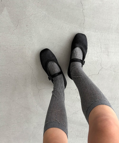 CANAL JEAN(キャナルジーン)の「diggity ハラコメリージェーン(パンプス・レディース・ブラック・23.5/24/24.5/25)」の9枚目の写真