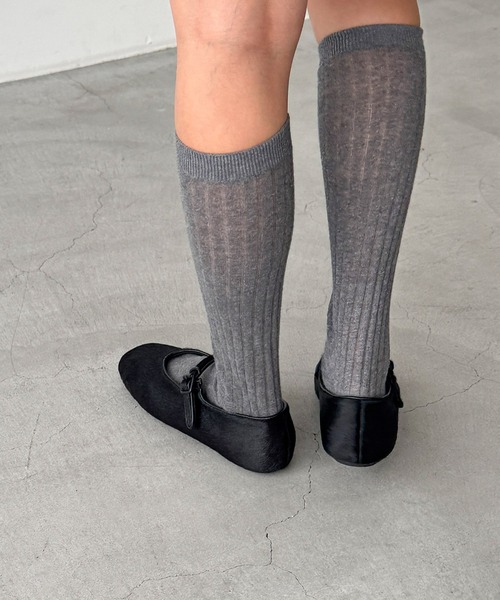 CANAL JEAN(キャナルジーン)の「diggity ハラコメリージェーン(パンプス・レディース・ブラック・23.5/24/24.5/25)」の10枚目の写真