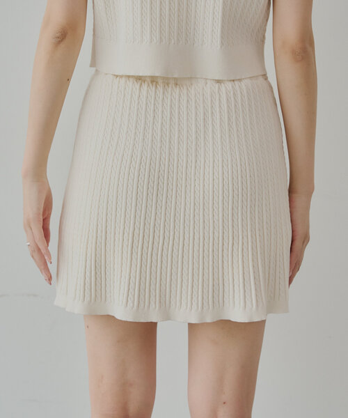 スカート neco haco！×NOKI 花をまとうコラボシリーズ【エリンジューム