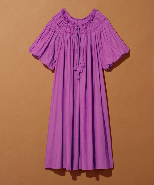 LEPSIM（レプシィム）の「ギャザーロングワンピース 290356