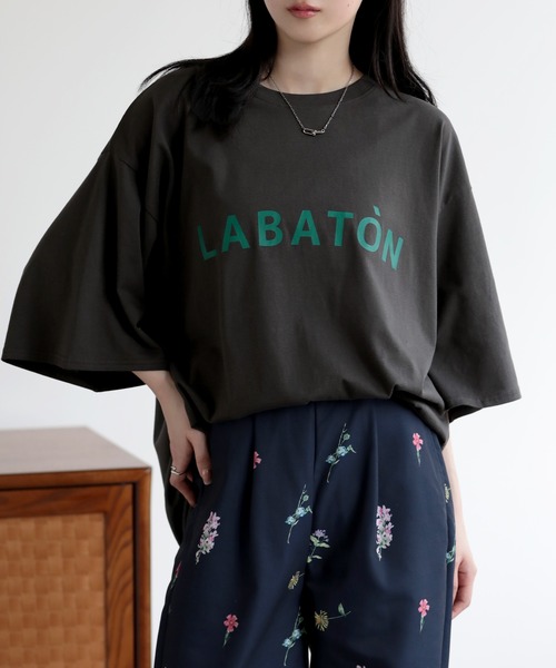 SUNFLOWER EIGHT(サンフラワーエイト)の「ロゴTシャツ(Tシャツ/カットソー・レディース・ブラック/オフホワイト/チャコールグレー・M)」の3枚目の写真
