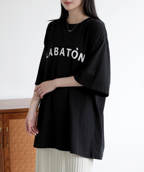 SUNFLOWER EIGHT(サンフラワーエイト)の「ロゴTシャツ(Tシャツ/カットソー・レディース・ブラック/オフホワイト/チャコールグレー・M)」の9枚目の写真