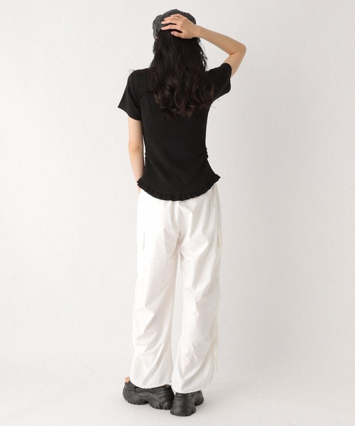 セール】フリルデザインニット（半袖） 452799（ニット/セーター