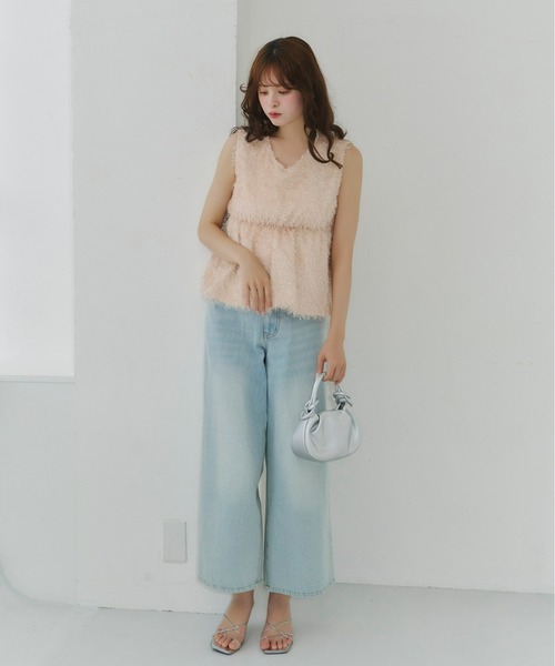 Olu.(オルドット)の「シャギーリボントップス(その他トップス・レディース・ベビーピンク/ホワイト/ベージュ・FREE)」の20枚目の写真