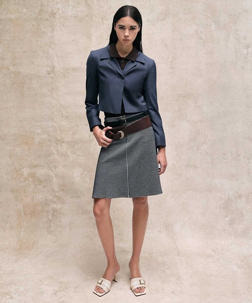 台湾 CHARLES&KEITH Whitney レザー&ラフィアバックル ミュール Whitney ホイットニー ラフィア&レザーバックルヒールミュール