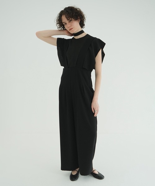 HIGH WAIST SUSPENDER PANTS