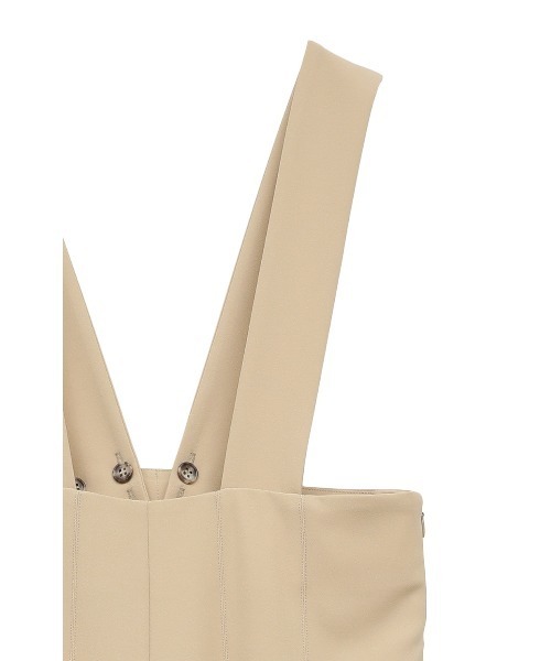 r　CLANE HIGH WAIST SUSPENDER PANTS CLANE HIGH WAIST SUSPENDER PANTS | FLICKA ASHIYA