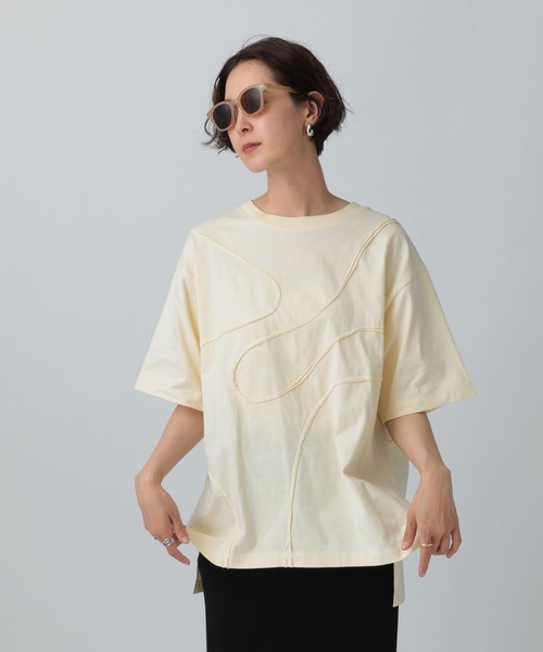 新品LEPSIM【レプスタ企画】ロゴTシャツ LEPSIM｜サイド布帛ロゴT | Rakuten Fashion(楽天ファッション