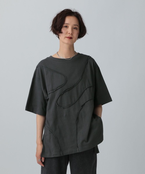 セール】カーブデザインTシャツ 327853（Tシャツ/カットソー）｜LEPSIM