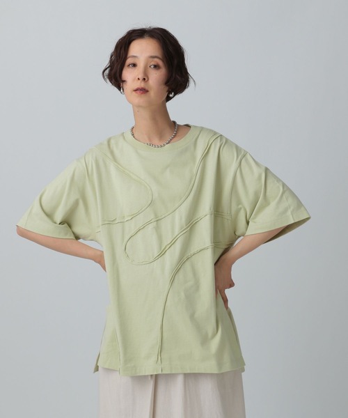 セール】カーブデザインTシャツ 327853（Tシャツ/カットソー