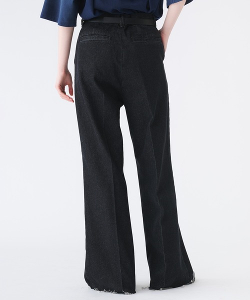 selle glant（セレグランテ）の「CUT-OFF WIDE STRAIGHT DENIM PANTS/カットオフワイドストレートデニムパンツ（デニムパンツ・メンズ・ブラウン/ブラック/ブルーグリーン・SMALL/MEDIUM/LARGE）」の19枚目の写真