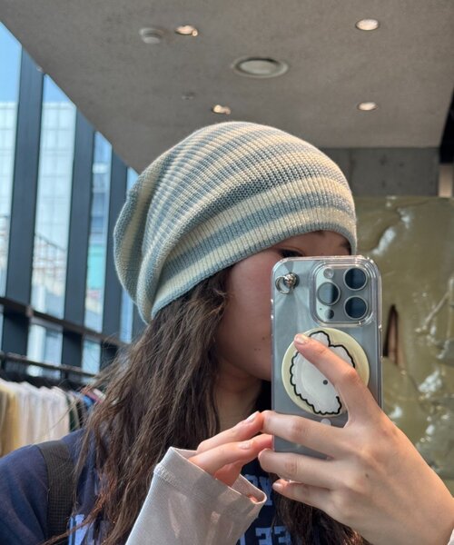 CIAOPANIC TYPY（チャオパニックティピー）の「【UNISEX】3WAYアソート麻タッチロールワッチ（ハット・レディース・アイボリー/ブラック/グレー/グリーン/ネイビー/イエロー・ONE SIZE）」の21枚目の写真