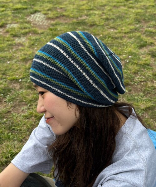 CIAOPANIC TYPY（チャオパニックティピー）の「【UNISEX】3WAYアソート麻タッチロールワッチ（ハット・レディース・アイボリー/ブラック/グレー/グリーン/ネイビー/イエロー・ONE SIZE）」の18枚目の写真