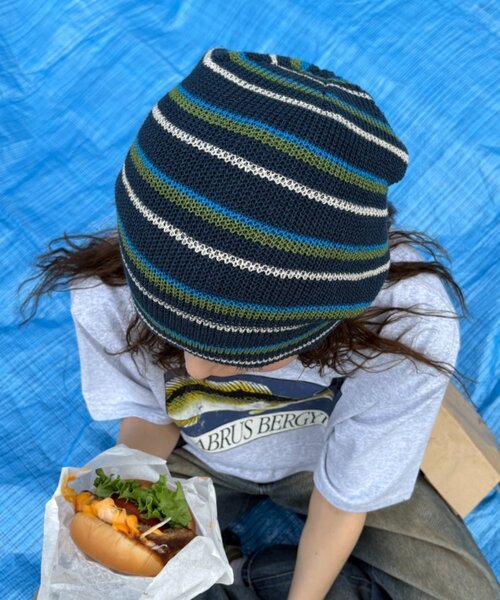 CIAOPANIC TYPY（チャオパニックティピー）の「【UNISEX】3WAYアソート麻タッチロールワッチ（ハット・レディース・アイボリー/ブラック/グレー/グリーン/ネイビー/イエロー・ONE SIZE）」の17枚目の写真