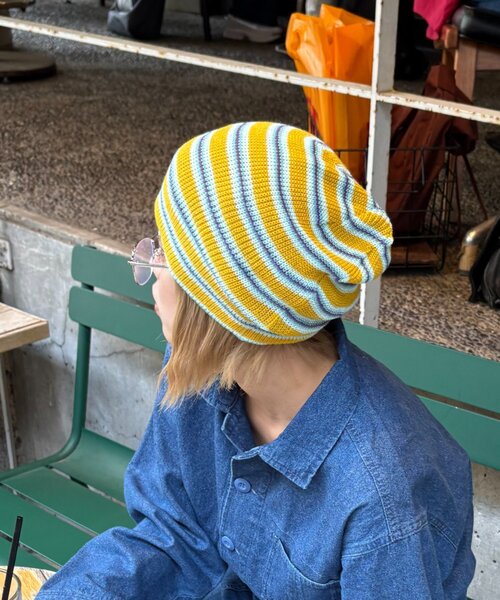 CIAOPANIC TYPY（チャオパニックティピー）の「【UNISEX】3WAYアソート麻タッチロールワッチ（ハット・レディース・アイボリー/ブラック/グレー/グリーン/ネイビー/イエロー・ONE SIZE）」の12枚目の写真