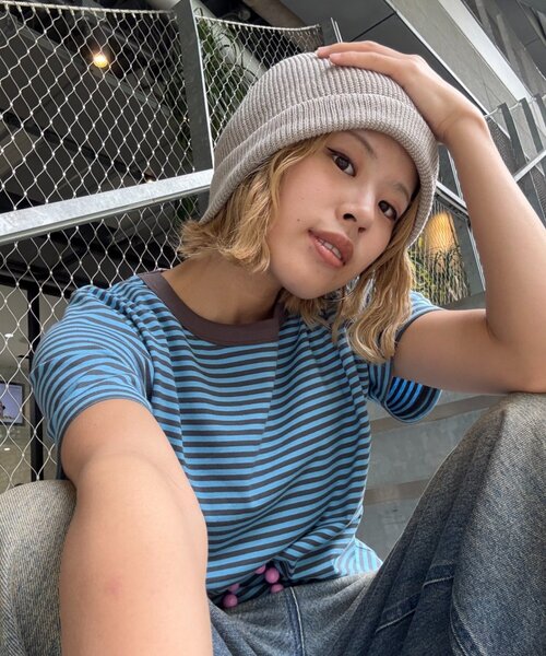 CIAOPANIC TYPY（チャオパニックティピー）の「【UNISEX】3WAYアソート麻タッチロールワッチ（ハット・レディース・アイボリー/ブラック/グレー/グリーン/ネイビー/イエロー・ONE SIZE）」の11枚目の写真