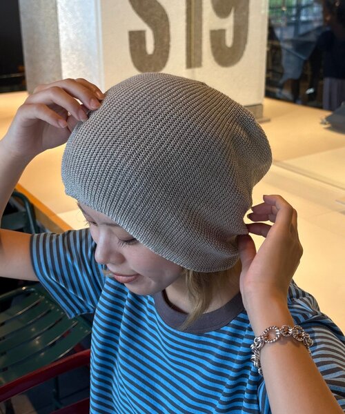 CIAOPANIC TYPY（チャオパニックティピー）の「【UNISEX】3WAYアソート麻タッチロールワッチ（ハット・レディース・アイボリー/ブラック/グレー/グリーン/ネイビー/イエロー・ONE SIZE）」の7枚目の写真