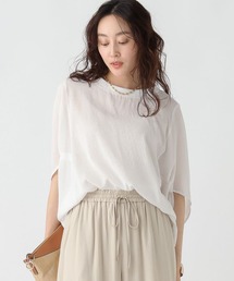 Elura | シアーメランジプルオーバー/324909(Tシャツ/カットソー)