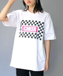 チェッカーフラッグボックスロゴBIGTEE
