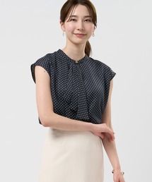 TOKYO SHIRTS | ジョーゼットラッフルブラウス フレンチ袖(シャツ/ブラウス)