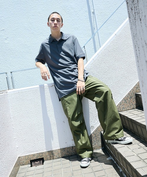 ROOPTOKYO(ループトウキョウ)の「Edwards/エドワーズ SOFT TOUCH PIQUE POLO 半袖 ポロシャツ(ポロシャツ・メンズ・ダークグレー/ホワイト/グリーン/ブラック/ヘザーグレー・L/XL)」の22枚目の写真