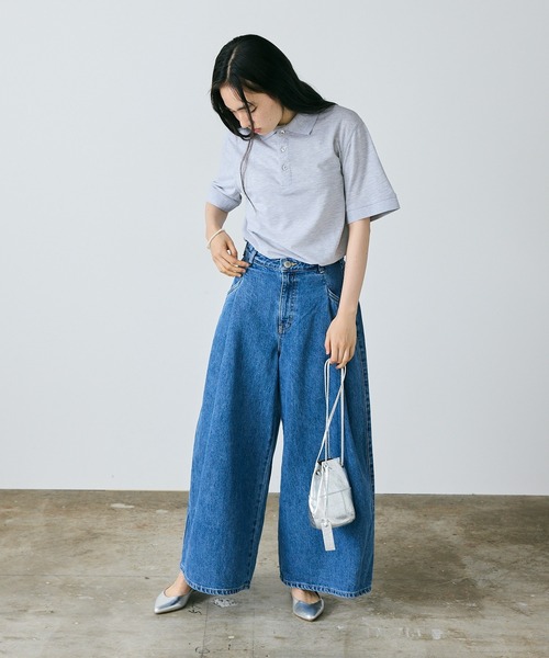 ROOPTOKYO(ループトウキョウ)の「Edwards/エドワーズ SOFT TOUCH PIQUE POLO 半袖 ポロシャツ(ポロシャツ・メンズ・ダークグレー/ホワイト/グリーン/ブラック/ヘザーグレー・L/XL)」の6枚目の写真