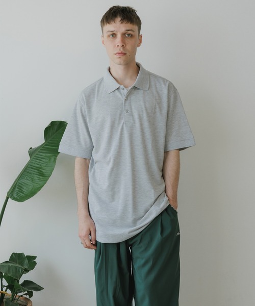 ROOPTOKYO(ループトウキョウ)の「Edwards/エドワーズ SOFT TOUCH PIQUE POLO 半袖 ポロシャツ(ポロシャツ・メンズ・ダークグレー/ホワイト/グリーン/ブラック/ヘザーグレー・L/XL)」の7枚目の写真