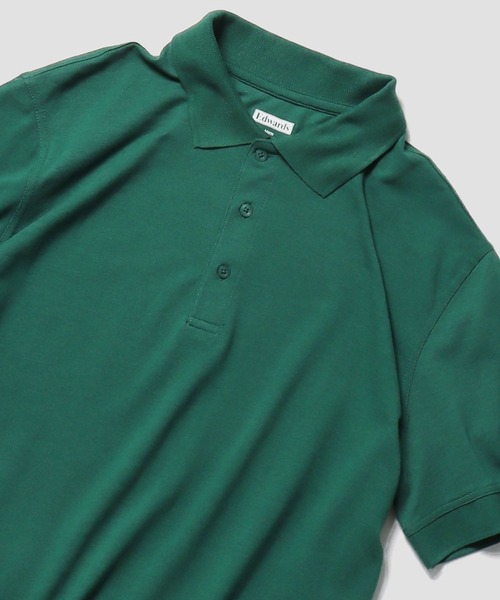 ROOPTOKYO(ループトウキョウ)の「Edwards/エドワーズ SOFT TOUCH PIQUE POLO 半袖 ポロシャツ(ポロシャツ・メンズ・ダークグレー/ホワイト/グリーン/ブラック/ヘザーグレー・L/XL)」の11枚目の写真