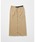 THOUSAND MILE�i�T�E�U���h�}�C���j�́u�yTHOUSAND MILE�zKNIT FLEECE FRONT ZIP SKIRT/�j�b�g�t���[�X�t�����g�W�b�v�X�J�[�g�i�X�J�[�g�j�v�b���C�g�x�[�W��