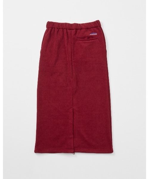 THOUSAND MILE(サウザンドマイル)の「【THOUSAND MILE】KNIT FLEECE FRONT ZIP SKIRT/ニットフリースフロントジップスカート(スカート・レディース・チャコールグレー/ブラック/ライトベージュ/ボルドー/オフホワイト・FREE)」の13枚目の写真