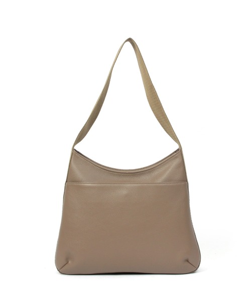 Beau're(ヴュレ)の「BEAURE One ショルダー Flat Bag(ショルダーバッグ・レディース・グレイッシュベージュ/ベージュ/ブラック・FREE)」の14枚目の写真
