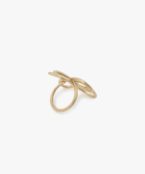 To b. by agnes b.（トゥービーバイアニエスベー）の「フラワー リング（リング・レディース・ゴールド・FREE）」の4枚目の写真