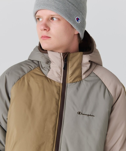 Champion(チャンピオン)の「【Champion/チャンピオン】メンズ パデッドジャケット(その他アウター・メンズ・ネイビー/ブラウン・MEDIUM/X-LARGE/SMALL/LARGE)」の8枚目の写真