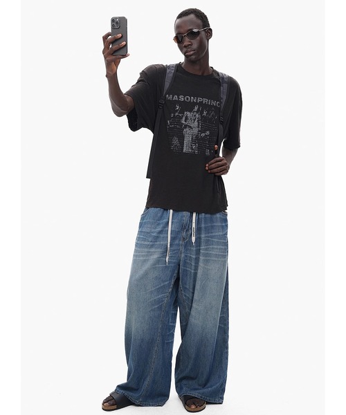 MASONPRINCE（メイソンプリンス）の「スーパーワイド 色落ち加工