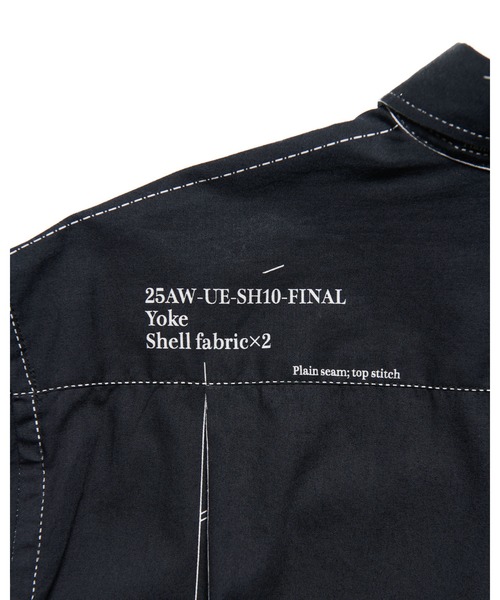 uniform experiment（ユニフォームエクスペリメント）の「MAP-OUT SHIRT（シャツ/ブラウス・メンズ・アイボリー/ブラック・3/2/1/4/5）」の8枚目の写真