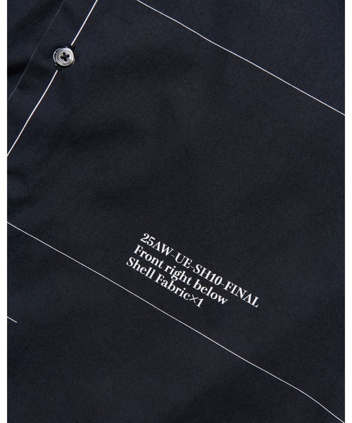 uniform experiment（ユニフォームエクスペリメント）の「MAP-OUT SHIRT（シャツ/ブラウス・メンズ・アイボリー/ブラック・3/2/1/4/5）」の10枚目の写真