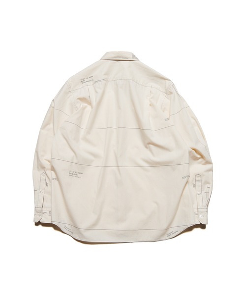 uniform experiment（ユニフォームエクスペリメント）の「MAP-OUT SHIRT（シャツ/ブラウス・メンズ・アイボリー/ブラック・3/2/1/4/5）」の11枚目の写真