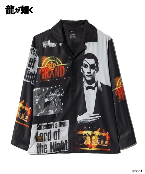 glamb（グラム）の「Cabaret Master Majima Shirt / キャバレーマスターマジマシャツ（シャツ/ブラウス・メンズ・ブラック/マルチ・M/L/XL）」の3枚目の写真