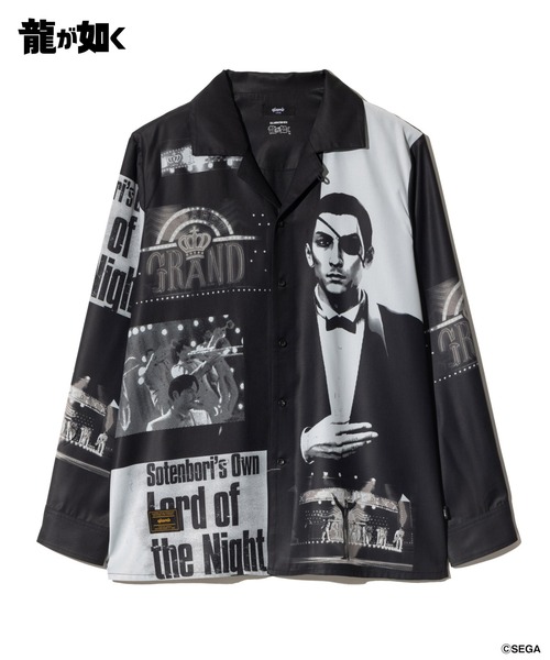 glamb（グラム）の「Cabaret Master Majima Shirt / キャバレーマスターマジマシャツ（シャツ/ブラウス・メンズ・ブラック/マルチ・M/L/XL）」の4枚目の写真