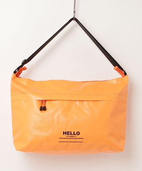 1/2 HALF(ニブンノイチハーフ)の「1/2HALF TARPOLIN MESSENGER Lsize(メッセンジャーバッグ・メンズ・イエロー/オレンジ/レッド/ホワイト/ブルー/ブラック/エメラルド/オリーブ・FREE)」の19枚目の写真