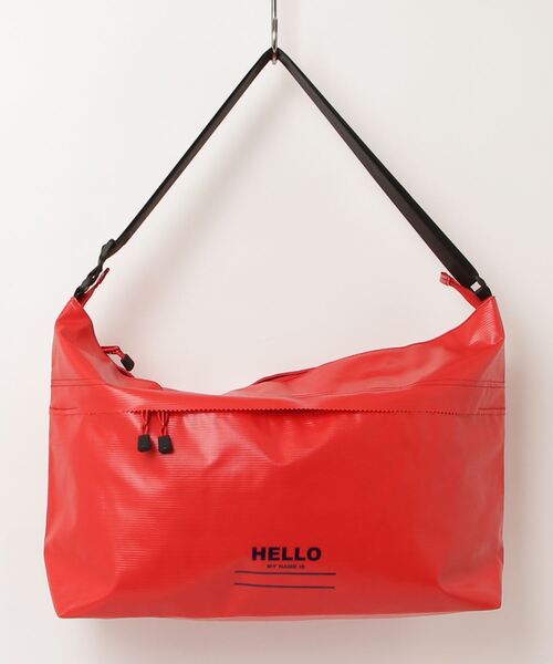 1/2 HALF(ニブンノイチハーフ)の「1/2HALF TARPOLIN MESSENGER Lsize(メッセンジャーバッグ・メンズ・イエロー/オレンジ/レッド/ホワイト/ブルー/ブラック/エメラルド/オリーブ・FREE)」の20枚目の写真