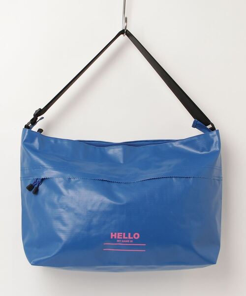 1/2 HALF(ニブンノイチハーフ)の「1/2HALF TARPOLIN MESSENGER Lsize(メッセンジャーバッグ・メンズ・イエロー/オレンジ/レッド/ホワイト/ブルー/ブラック/エメラルド/オリーブ・FREE)」の22枚目の写真